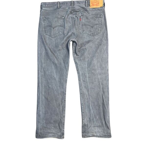 Levi’s 501 Button Fly Marbled Gray Men’s Jeans size 38/30 - Picture 6 of 11